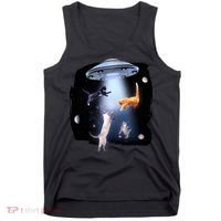 Space Cats UFO Tank Top thumb 0
