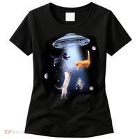 Space Cats UFO Women's T-Shirt thumb 0