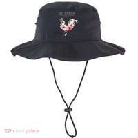 St Croix Usvi Flower Hibiscus Chicken Lover Souvenir Gift Bucket Hat thumb 0