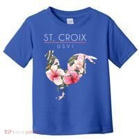 St Croix Usvi Flower Hibiscus Chicken Lover Souvenir Gift Toddler T-Shirt thumb 0