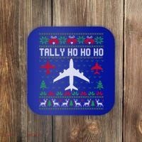 Spitfire Christmas Ugly Jumper Style Airplane Aircraft Plane Cute Gift Coaster thumb 0