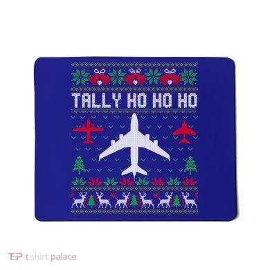 Spitfire Christmas Ugly Jumper Style Airplane Aircraft Plane Cute Gift Mousepad