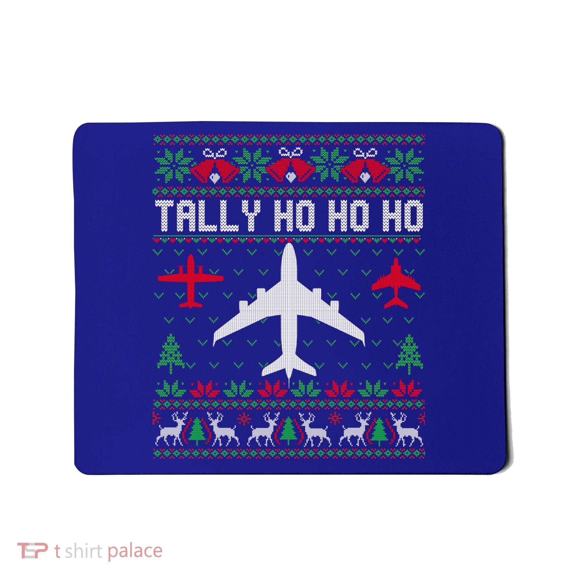 Spitfire Christmas Ugly Jumper Style Airplane Aircraft Plane Cute Gift Mousepad