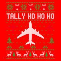 Spitfire Christmas Ugly Jumper Style Airplane Aircraft Plane Cute Gift Santa Hat thumb 1
