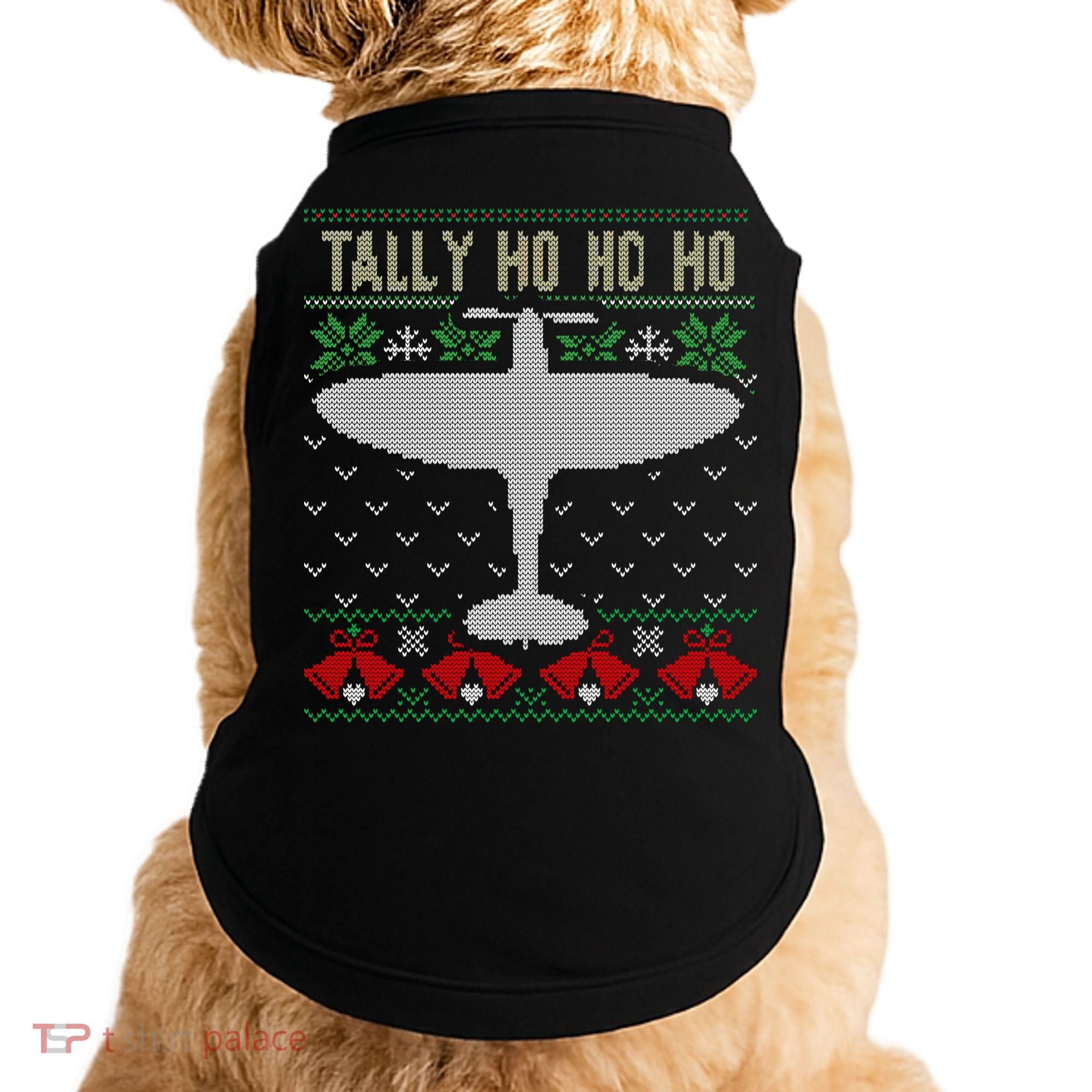 Spitfire Christmas Ugly Jumper Style Airplane Aircraft Plane Gift Doggie Tank