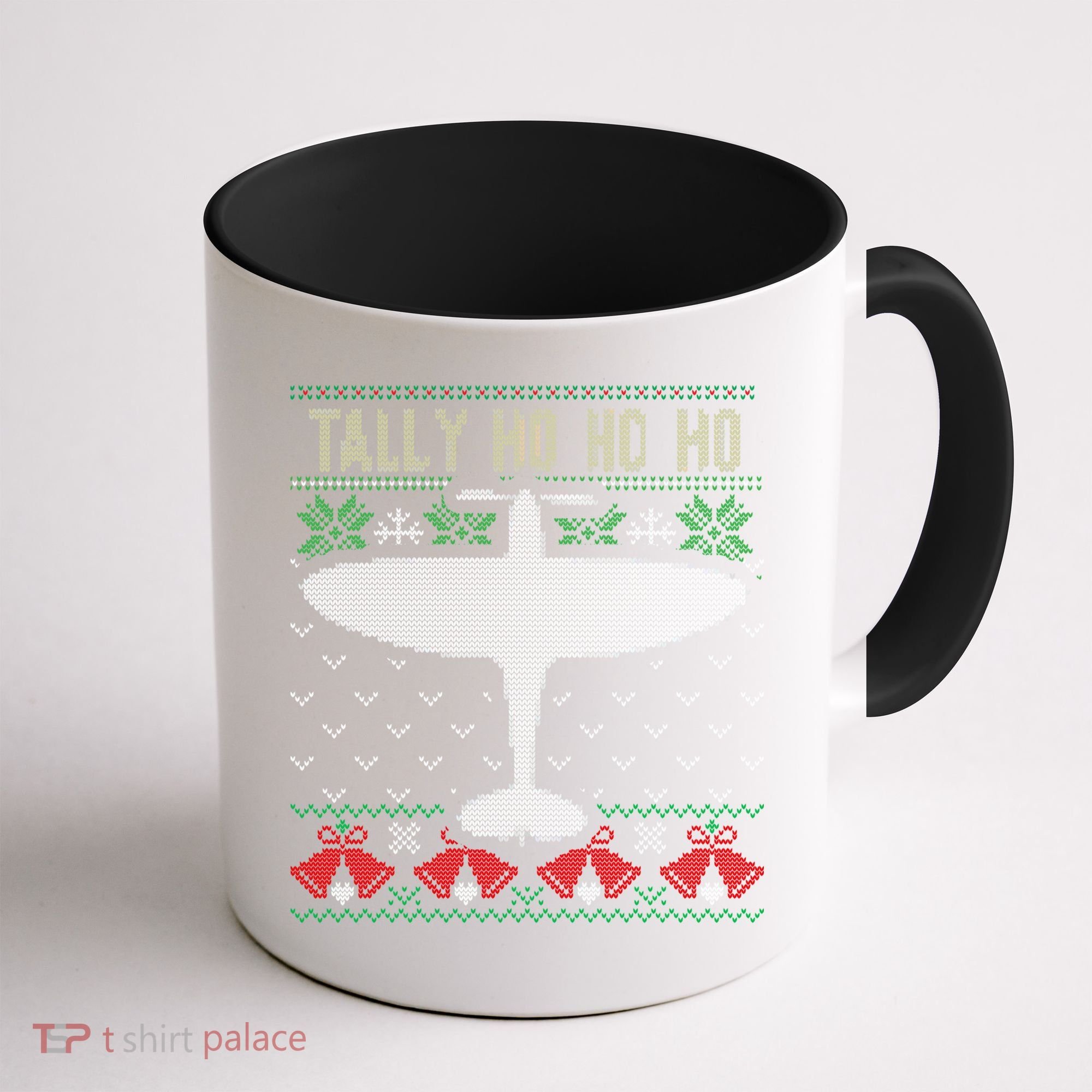 Spitfire Christmas Ugly Jumper Style Airplane Aircraft Plane Gift Coffee Mug