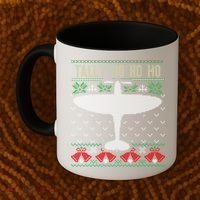 Spitfire Christmas Ugly Jumper Style Airplane Aircraft Plane Gift Coffee Mug thumb 2