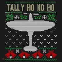 Spitfire Christmas Ugly Jumper Style Airplane Aircraft Plane Gift Women's Hoodie thumb 2