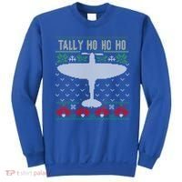 Spitfire Christmas Ugly Jumper Style Airplane Aircraft Plane Gift Sweatshirt thumb 0