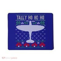 Spitfire Christmas Ugly Jumper Style Airplane Aircraft Plane Gift Mousepad thumb 0