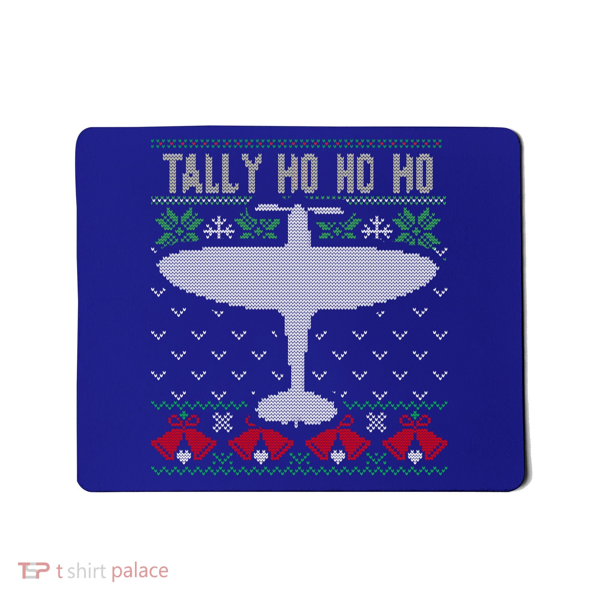 Spitfire Christmas Ugly Jumper Style Airplane Aircraft Plane Gift Mousepad