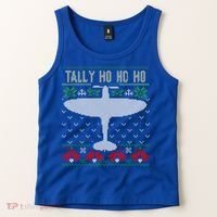 Spitfire Christmas Ugly Jumper Style Airplane Aircraft Plane Gift Tank Top thumb 2