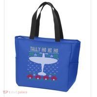 Spitfire Christmas Ugly Jumper Style Airplane Aircraft Plane Gift Tote Bag thumb 3