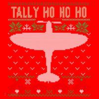 Spitfire Christmas Ugly Jumper Style Airplane Aircraft Plane Gift Santa Hat thumb 1