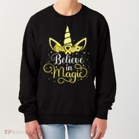 Sarcoma Cancer Unicorn Magic Yellow Ribbon Awareness Warrior Gift Women's Sweatshirt thumb 0