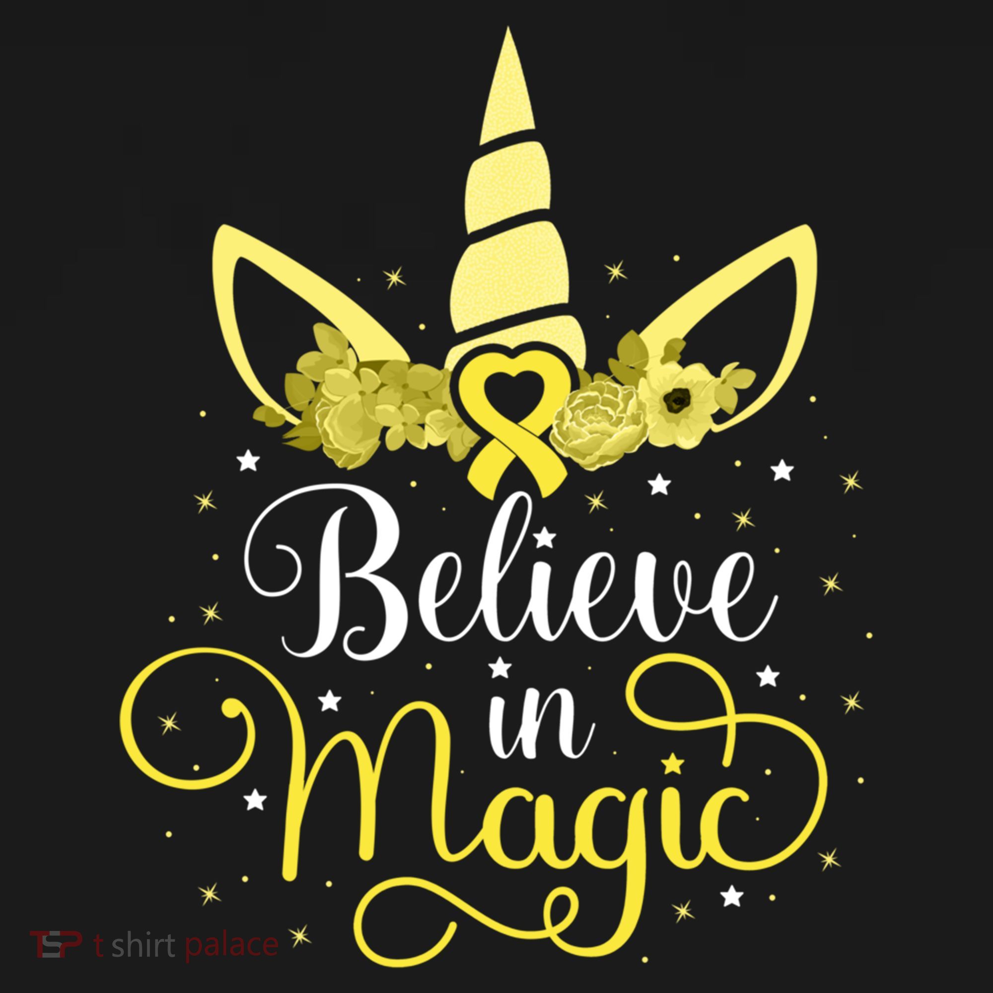 Sarcoma Cancer Unicorn Magic Yellow Ribbon Awareness Warrior Gift Women's Hoodie