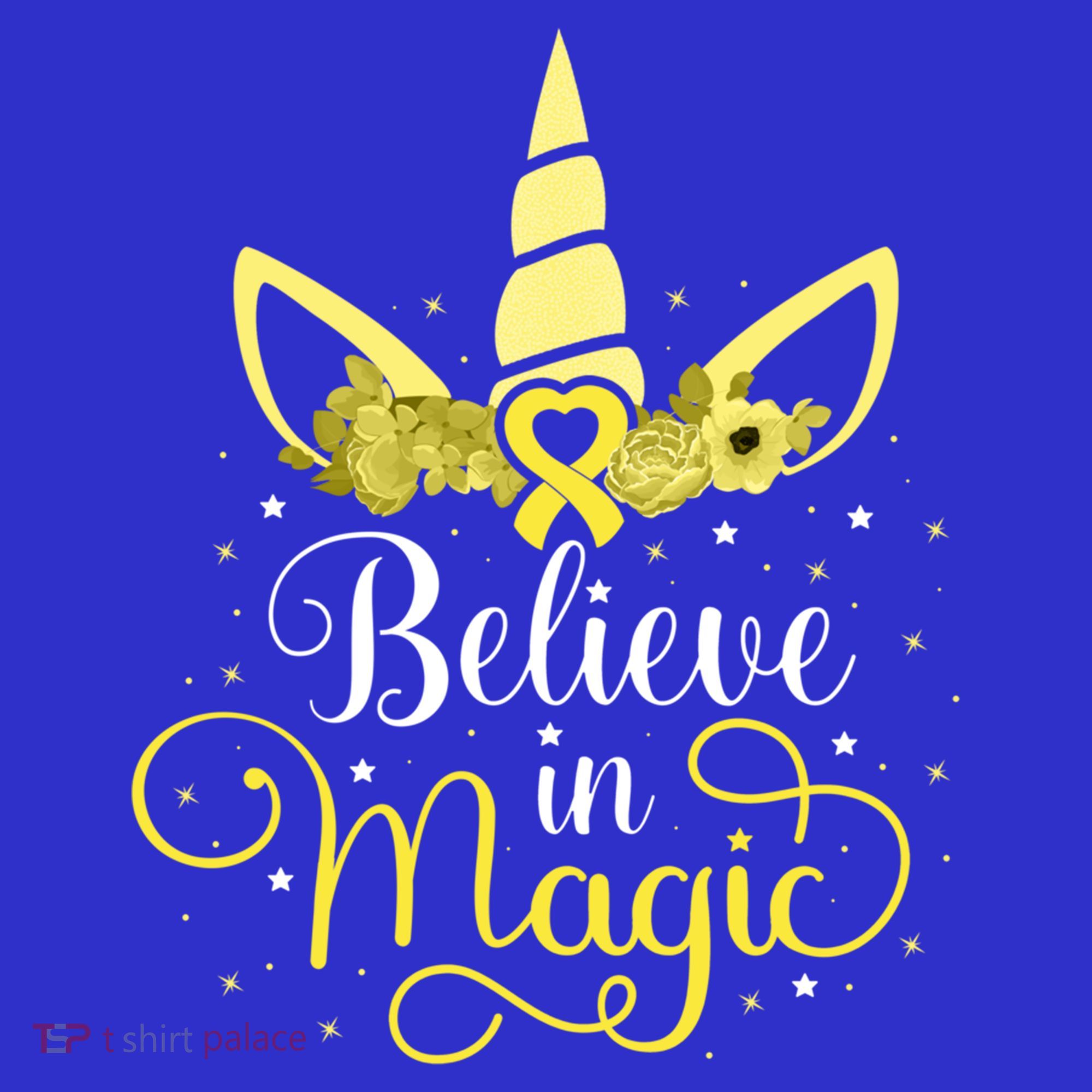 Sarcoma Cancer Unicorn Magic Yellow Ribbon Awareness Warrior Gift Sweatshirt