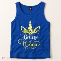 Sarcoma Cancer Unicorn Magic Yellow Ribbon Awareness Warrior Gift Tank Top thumb 2