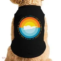 St. Croix Usvi Sunset Graphic Doggie Tank thumb 0