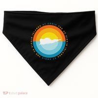 St. Croix Usvi Sunset Graphic USA-Made Doggie Bandana thumb 0