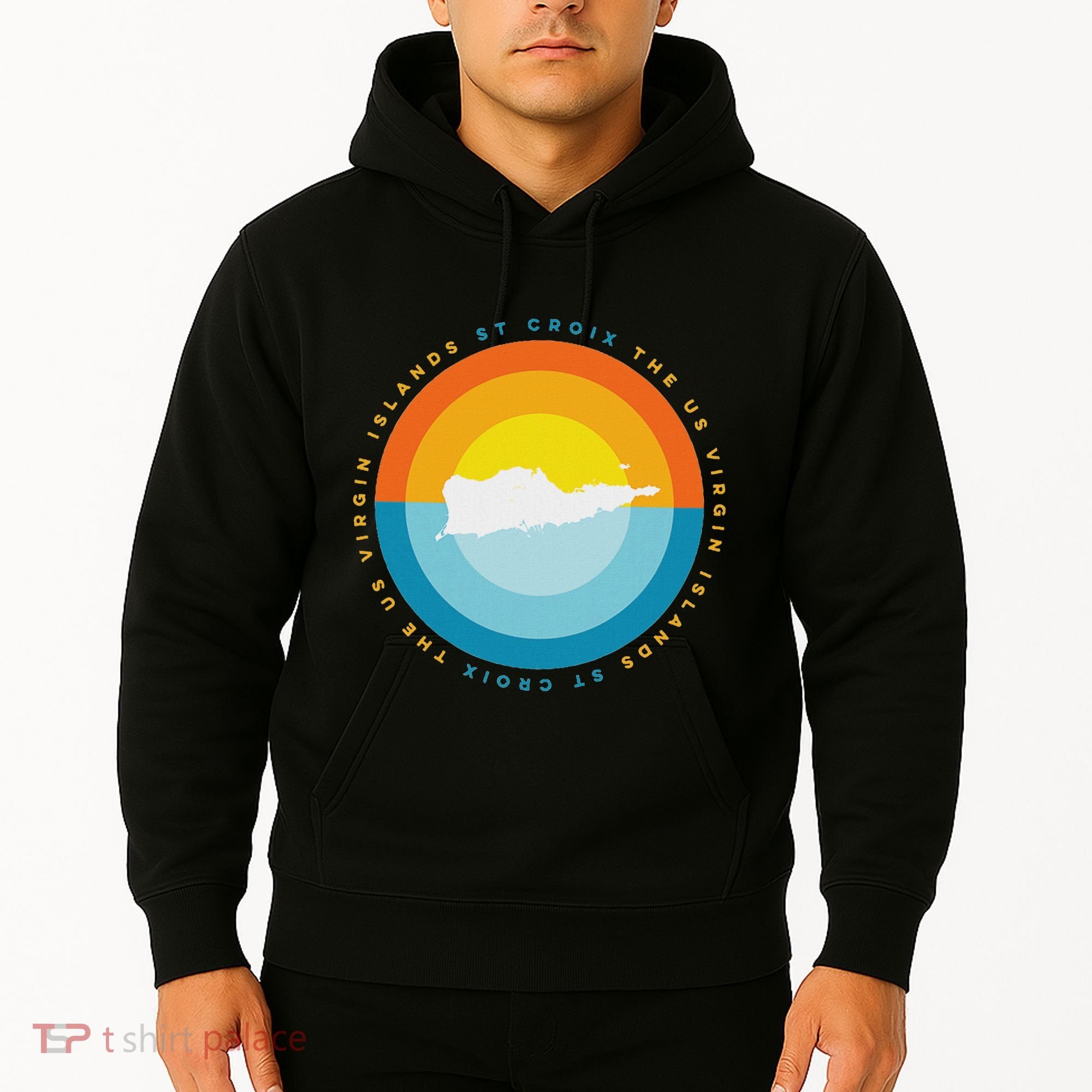 St. Croix Usvi Sunset Graphic Hoodie