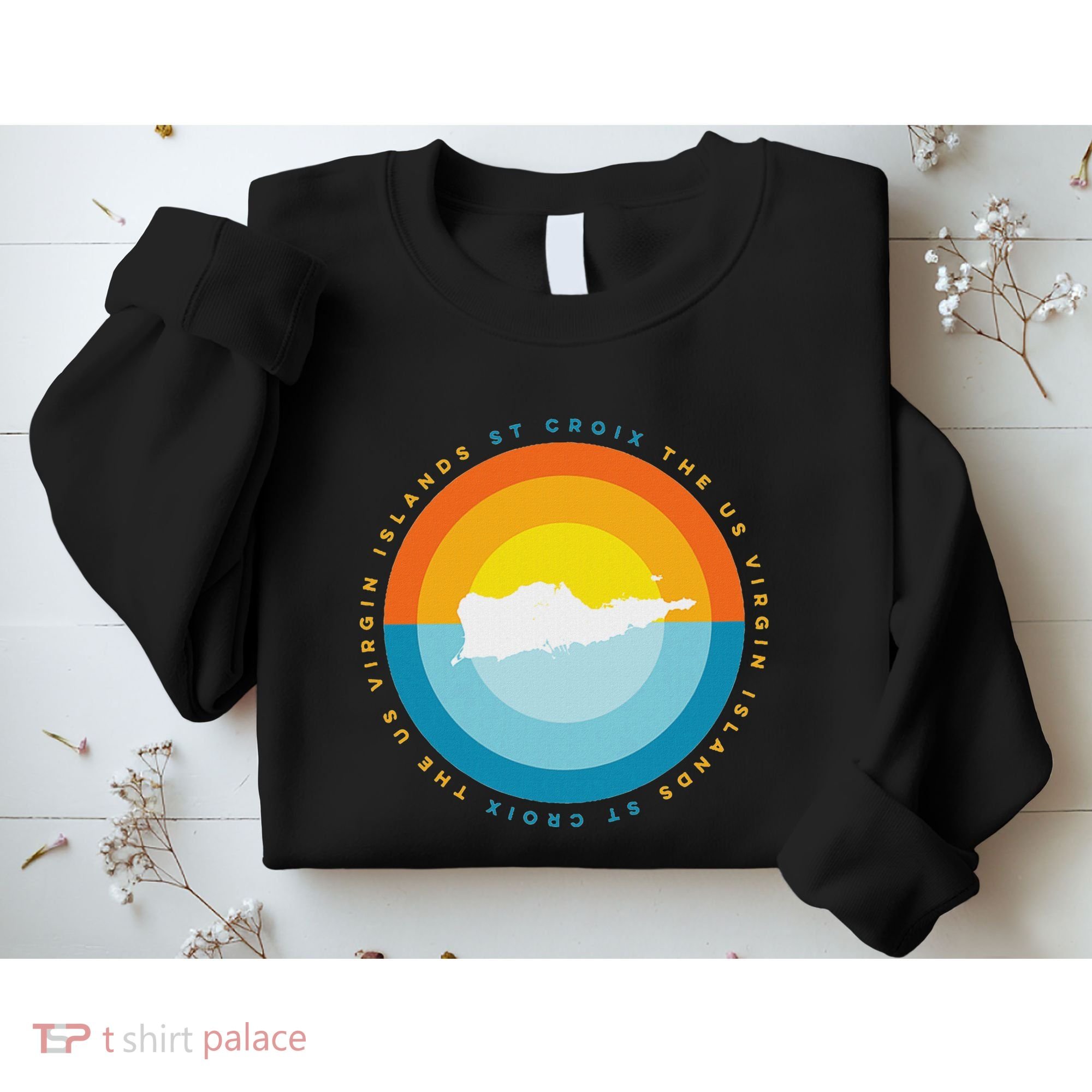 St. Croix Usvi Sunset Graphic Sweatshirt