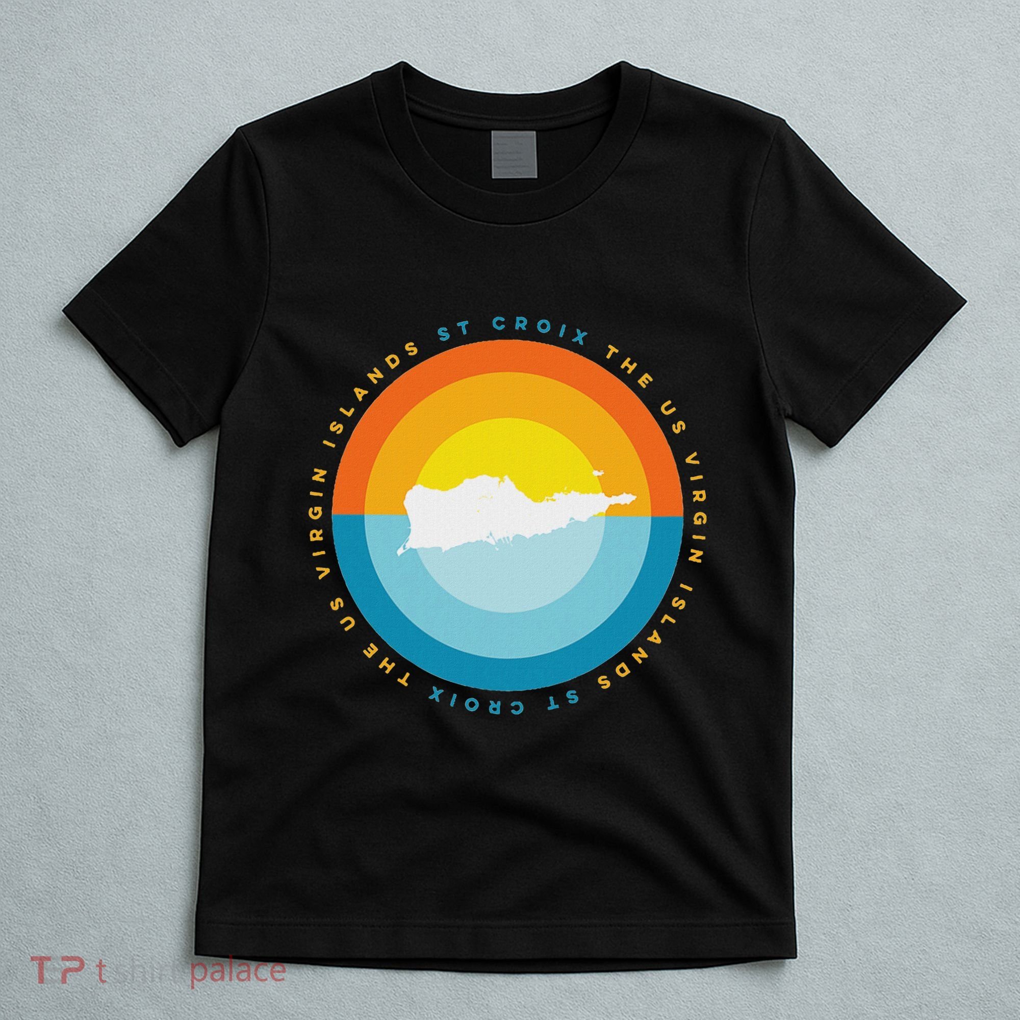 St. Croix Usvi Sunset Graphic T-Shirt