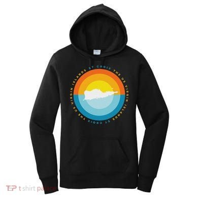 St. Croix Usvi Sunset Graphic Women's Hoodie
