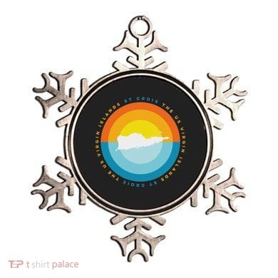 St. Croix Usvi Sunset Graphic Ornament