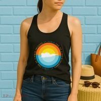 St. Croix Usvi Sunset Graphic Women's Tank Top thumb 2