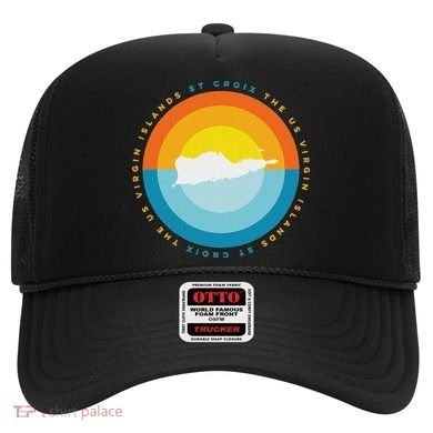 St. Croix Usvi Sunset Graphic Hat