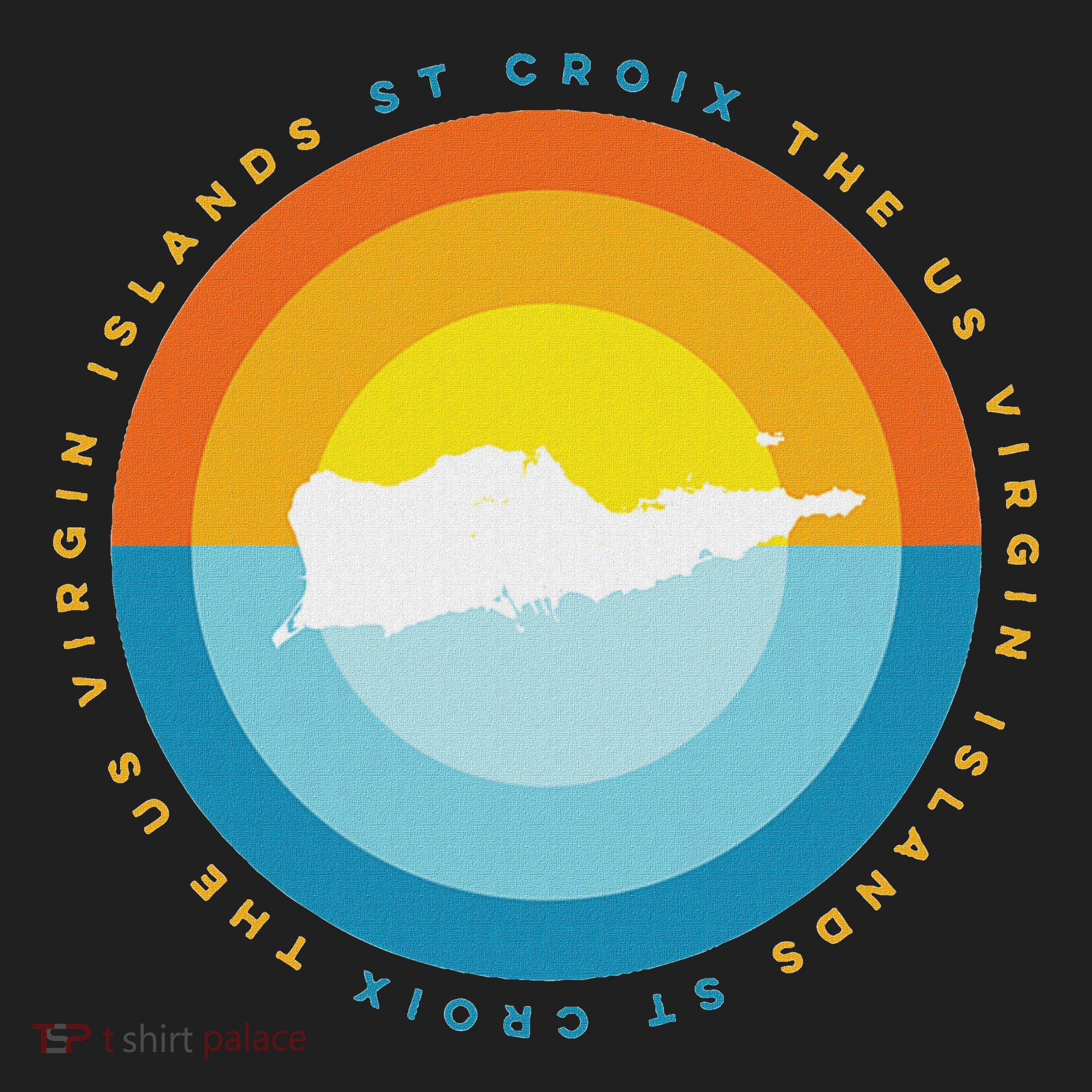 St. Croix Usvi Sunset Graphic Hat