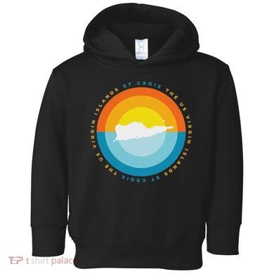 St. Croix Usvi Sunset Graphic Toddler Hoodie