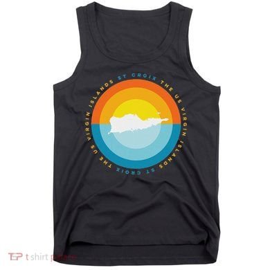 St. Croix Usvi Sunset Graphic Tank Top