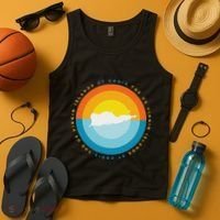 St. Croix Usvi Sunset Graphic Tank Top thumb 4