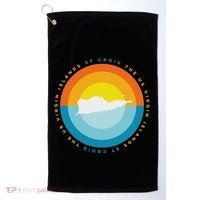 St. Croix Usvi Sunset Graphic Golf Towel thumb 0