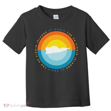 St. Croix Usvi Sunset Graphic Toddler T-Shirt
