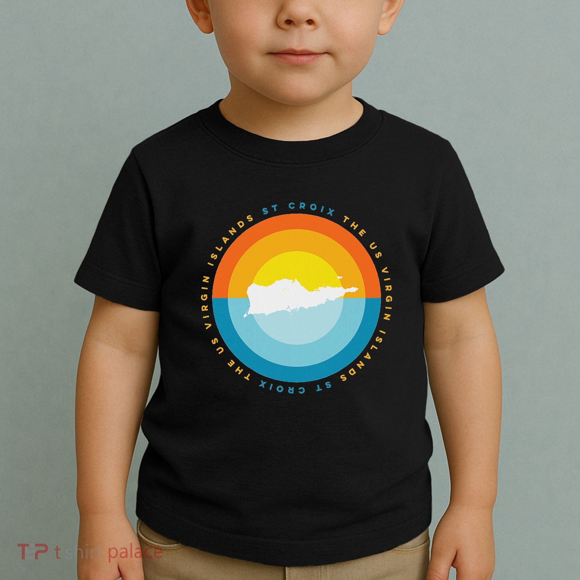 St. Croix Usvi Sunset Graphic Toddler T-Shirt
