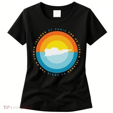 St. Croix Usvi Sunset Graphic Women's T-Shirt