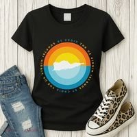 St. Croix Usvi Sunset Graphic Women's T-Shirt thumb 3
