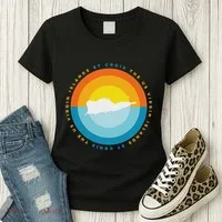 St. Croix Usvi Sunset Graphic Women's T-Shirt thumb 3