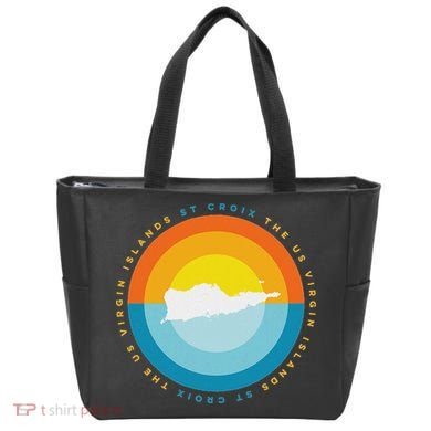 St. Croix Usvi Sunset Graphic Tote Bag