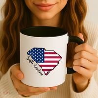 South Carolina United States Map T Shirt Coffee Mug thumb 3