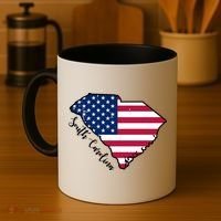 South Carolina United States Map T Shirt Coffee Mug thumb 4