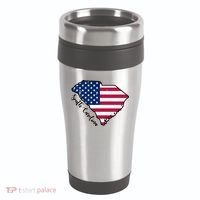 South Carolina United States Map T Shirt 16oz Travel Tumbler thumb 0