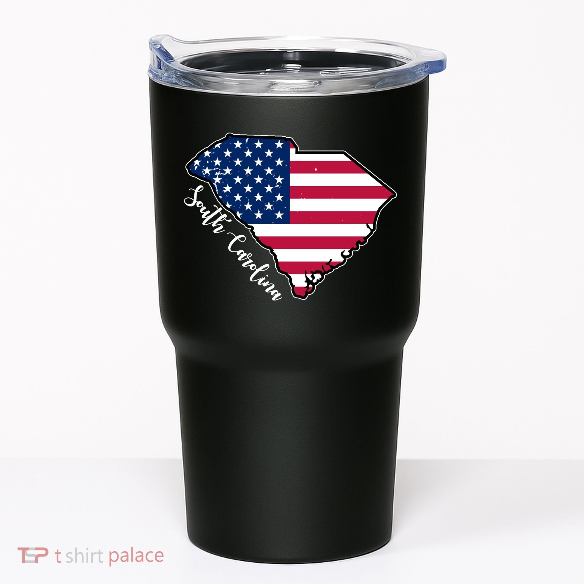 South Carolina United States Map T Shirt Tumbler