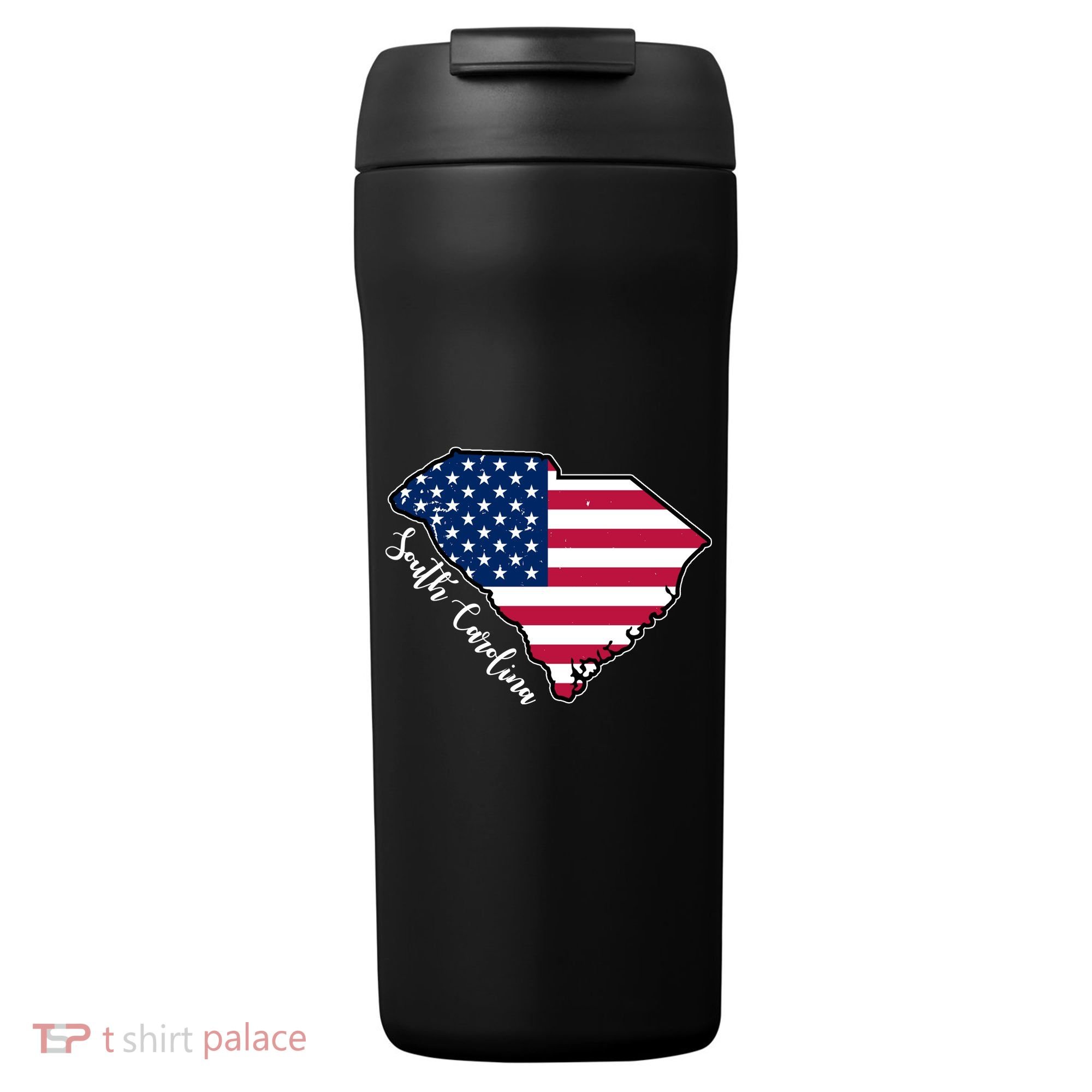South Carolina United States Map T Shirt 24oz Duet Stainless Steel Tumbler