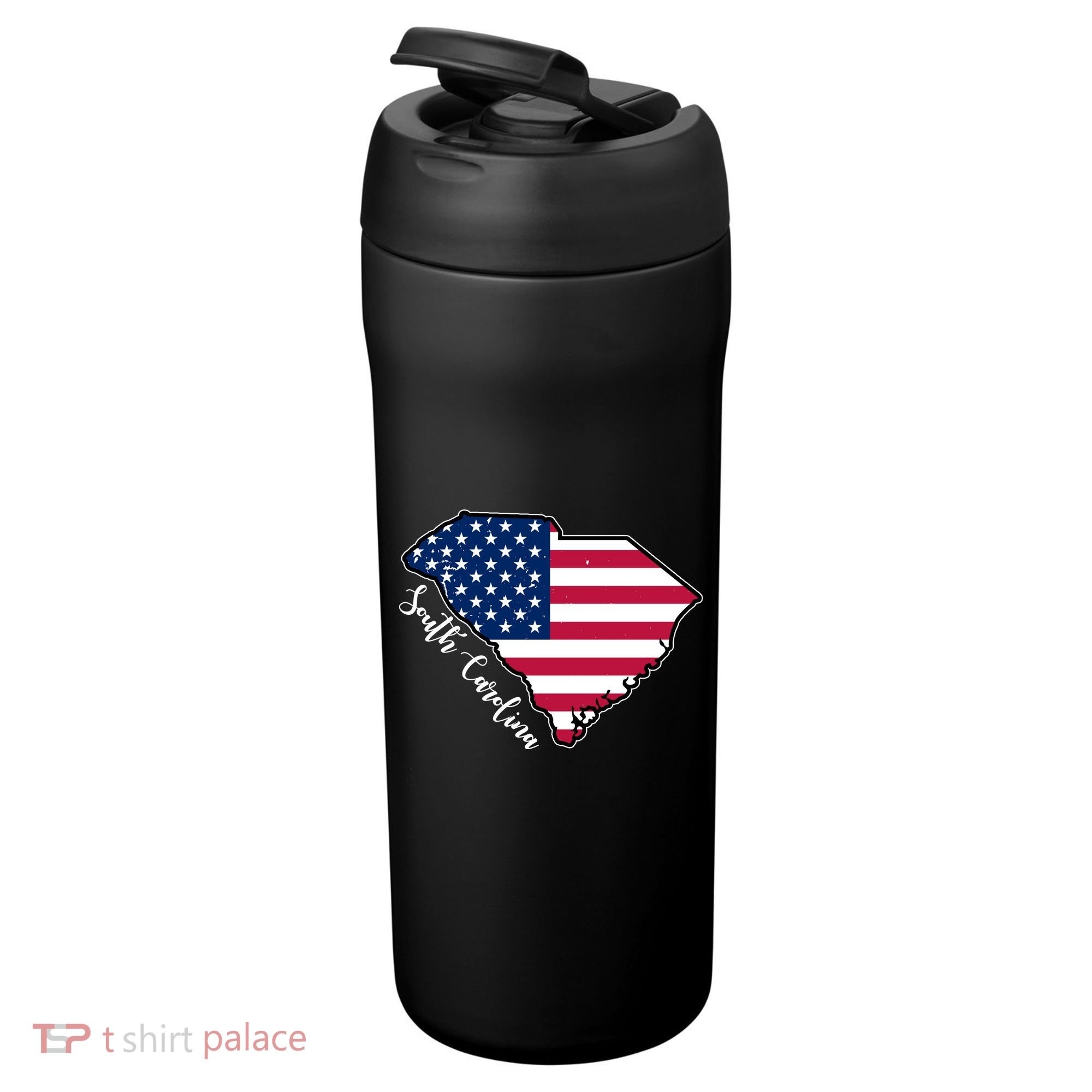 South Carolina United States Map T Shirt 24oz Duet Stainless Steel Tumbler