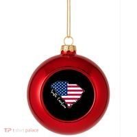 South Carolina United States Map T Shirt Plastic Christmas Ball Ornament thumb 0