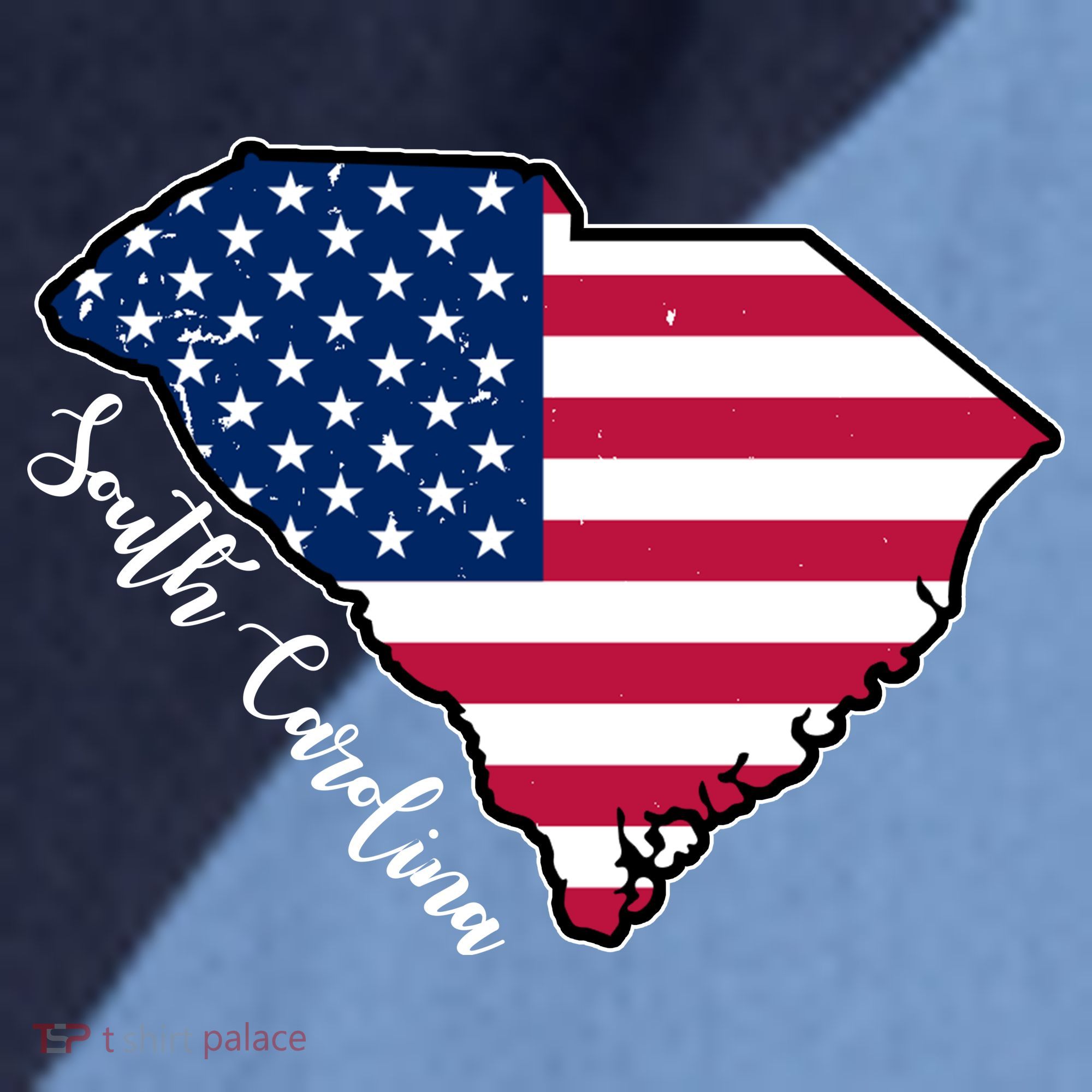 South Carolina United States Map T Shirt Raglan Baseball Sleeve Shirt